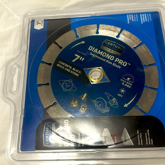 7” Diamond Pro Segmented Rim Blade from Century Drill and Tool - Picture 1 of 5